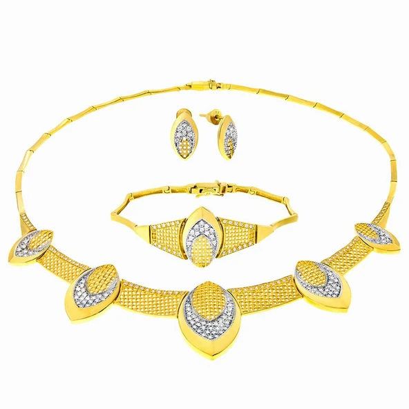 22 Ayar Altın Üçlü Set T002433
