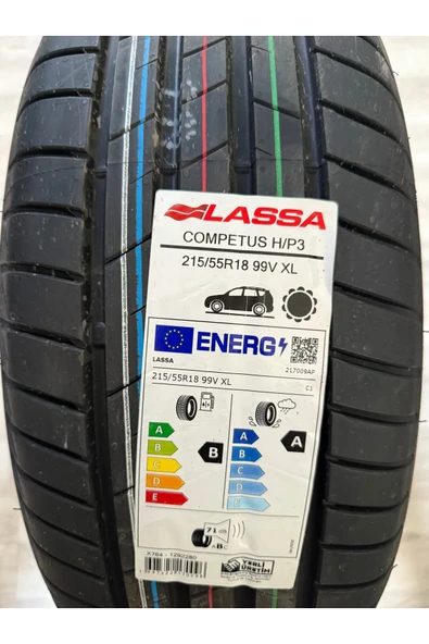 LASSA / 215/55R18 (COMPETUS H/P3 XL) 2025 YAZ LASTİĞİ