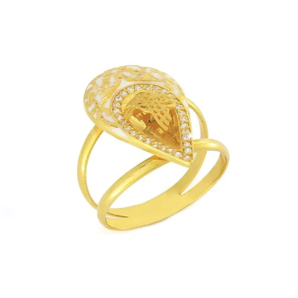 22 Ayar Altın Tuğralı Yüzük  T009705 ürün görseli 1