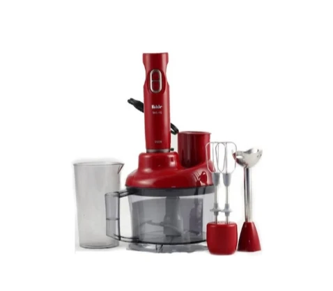 Fakir SMS 410 1700 W Mikser & Blender Seti Kırmızı(VİTRİN ÜRÜNÜDÜR)