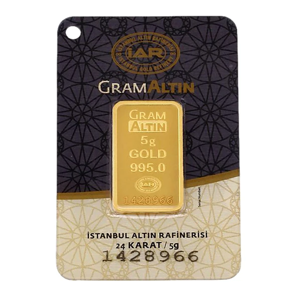 5 Gram Külçe Altın 24 Ayar - 2