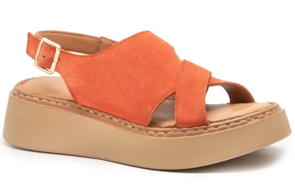 Gedikpaşalı Asy 25Y 1214 Turuncu Bayan Ayakkabı Terlik-Sandalet ürün görseli