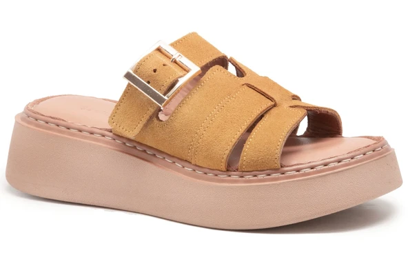 Gedikpaşalı Asy 25Y 1139 Sarı Bayan Ayakkabı Terlik-Sandalet ürün görseli