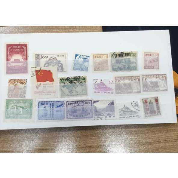 Erken Döneme Ait Koleksiyonluk Çin Pulları - 6