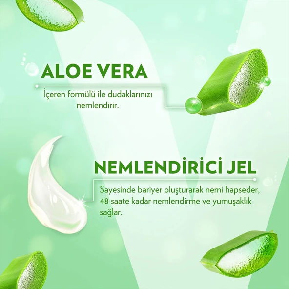 Vaseline Lip Therapy Dudak Bakım Kremi Aloe Vera 4.8 gr - 2