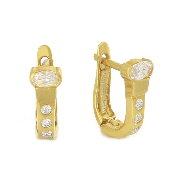 22 Ayar Altın Küpe T004641