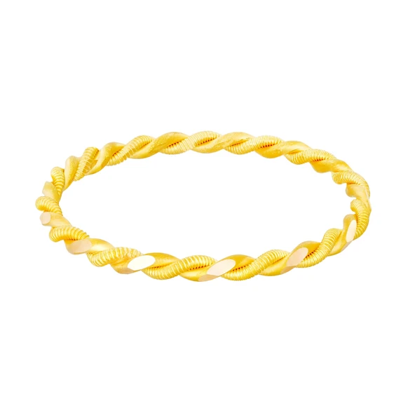 50 gr(gram) 22 Ayar İşçiliksiz Paftalı Burma Bilezik ürün görseli 1