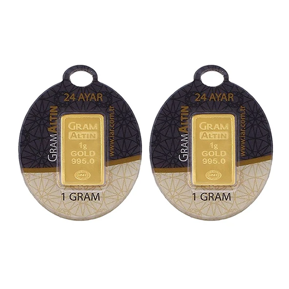 2 Adet 24 Ayar Gram Altın - 4