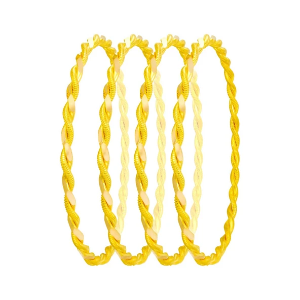 80 (4*20) gr(gram) 22 Ayar İşçiliksiz Paftalı Burma Bilezik ürün görseli 1