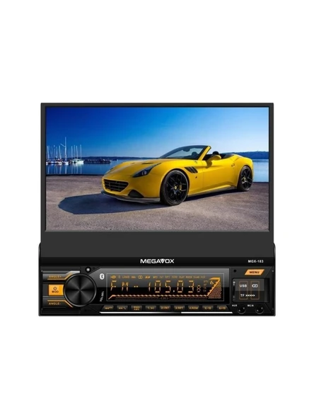 Megavox MGX-183 4x60W 7İnç Indash Oto Teyp 4X55W Mirrorlink/ Mp5/Usb/Sd/Fm/Bt/Kumanda
