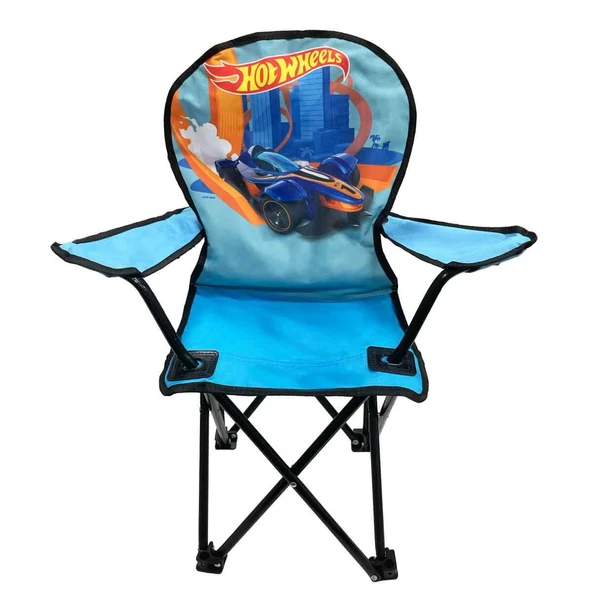 Hot Wheels Katlanabilir Çocuk Kamp Sandalyesi - Açık Mavi - 2