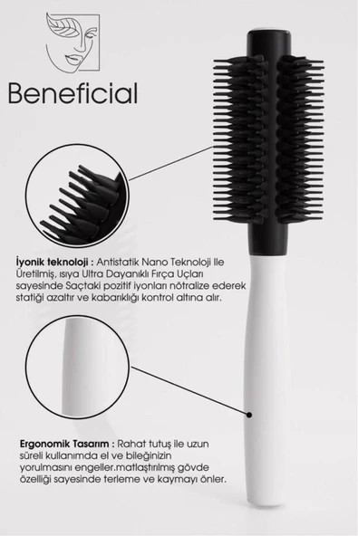 Sole Glow Heat Resistant Blow Dry Brush Isıya Dayanıklı Fön Fırçası