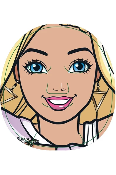 Barbie Lisanslı Kağıt Yüz Maskesi Aloe Vera ve Hindistan Cevizi Özlü - 3