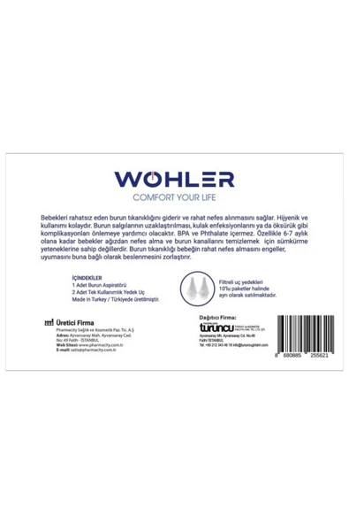 Wohler Baby Burun Aspiratörü Makina - 2