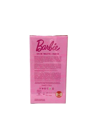 Barbie Lisanslı 50 Ml Çocuk Parfümü - 7