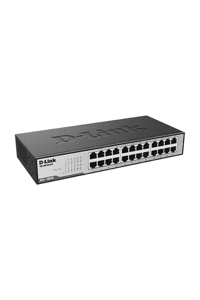 D-LINK Des-1024d 24 Port 10/100 Metal Kasa Switch