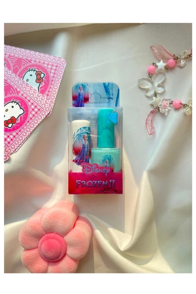 Disney Frozen Lisanslı Oje ve Lipcare Set