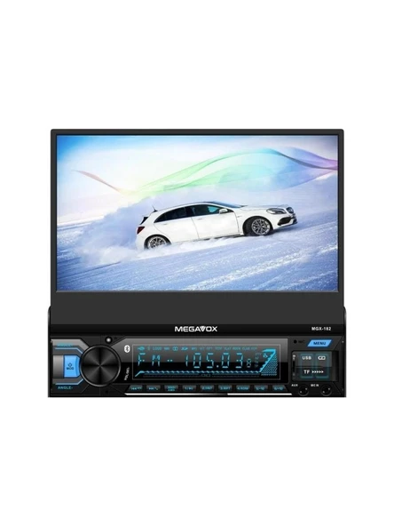 Megavox MGX-182 4x60W 7İnç Indash Oto Teyp 4X55W Mirrorlink/ Mp5/Usb/Sd/Fm/Bt/Kumanda