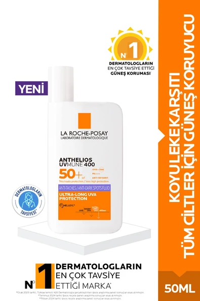 Anthelıos Uvmune 400 Anti-dark Spots Fluid Spf50 Yüz Güneş Kremi 50 ml 3337875917407