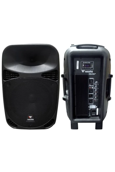 WESTA Wsa-12a 300 Watt Usb/sd/bluetooth Destekli 30 Cm Iki Yollu Aktif Kabin Hoparlör