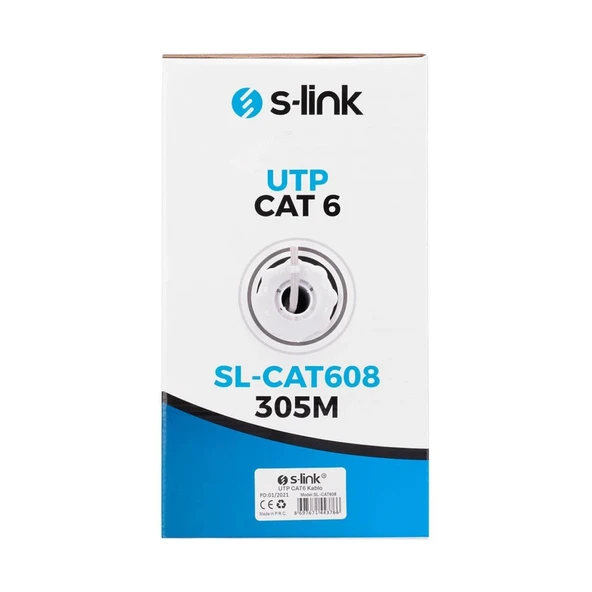 S-Link SL-CAT608 305m Gri Utp CAT6 Kablo - 2
