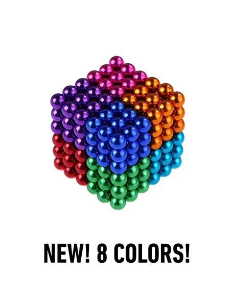 216 Adet Renkli Mıknatıs Neocube Mıknatıs 5mm - 3