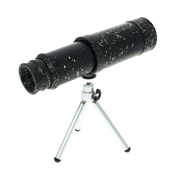 50X50 Panda Metal Gövde Tek Gözle Büyük Mercek Korsan Dürbün Syh - Resim 3