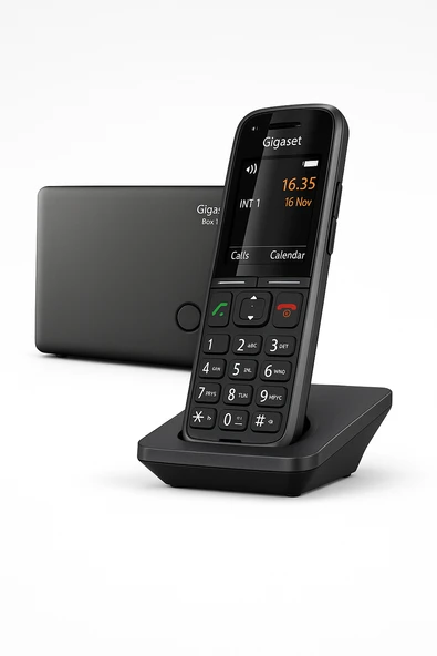 Gigaset S700H PRO Kablosuz Telefon + Box 100 Dect Baz İstasyonu Seti - Resim 3