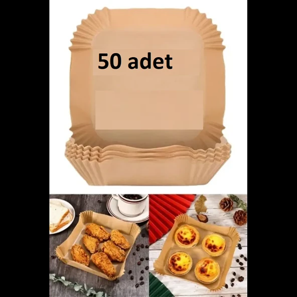 50 Adet Fritöz Pişirme Kağıdı