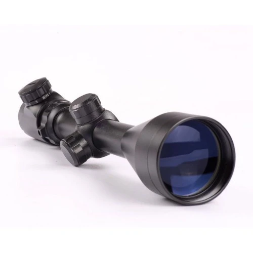 3-9X50 Zoomlu Dürbünü Kırmızı Yeşil İşik Çelik Gövde - Resim 4