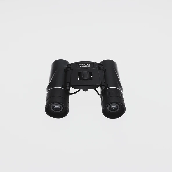 20x21 Nıkula  Cepte Taşımalı Kauçuk Kaplamalı Mini Dürbün  1000m/46m - Resim 2