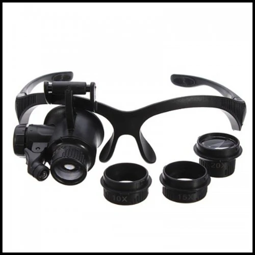 Saat Tamırı Okuma Kuyumcu Için Çok Fonksiyonlu Onarım Gözlük Büyüteç - 4