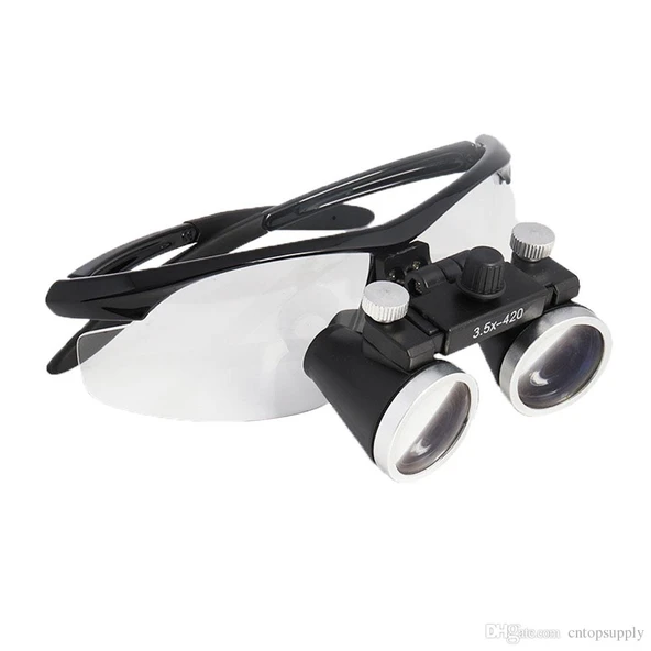 3.5X - 420 Mm Diş Cerrahi Gözlük Lens Büyüteç Taşıma Çantalı - 4