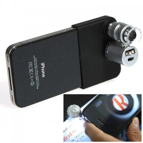Cep Telefonu Mikroskopu 60X Iphone 4 İçin 9882-Ip2 - 4