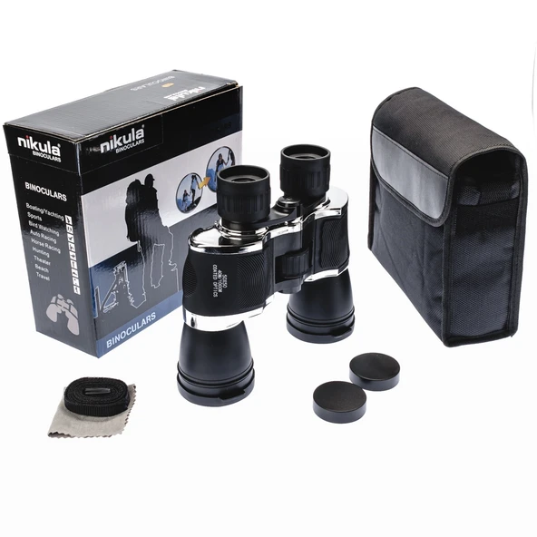 Nikula 50X50 Metal Gövdeli Kauçuk Kaplamalı Avcılık Gözetleme Dürbün