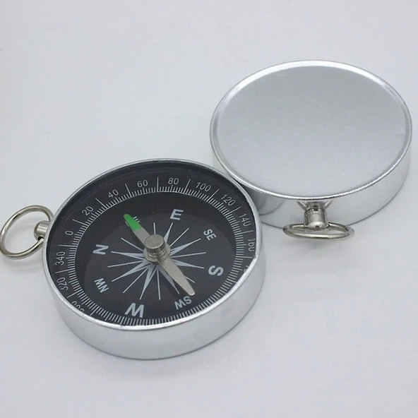 Mini Paslanmaz Alüminyum Pusula G44-2B - 3