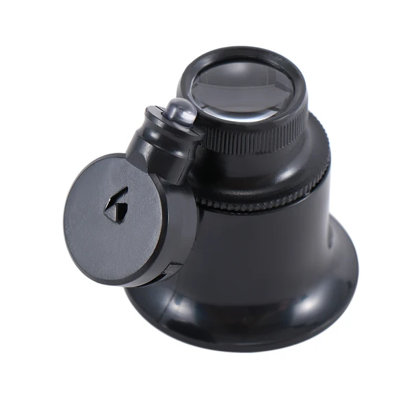 20X Büyütmeli Saat Takı Onarım Için Cam Lensli Optik Işıklı Göz Büyüteç Mg13B-9A - 3