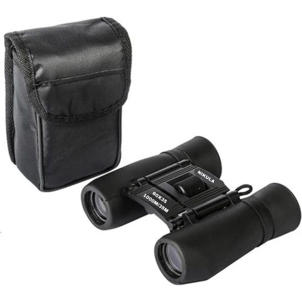 Nikula 60x35 Cepte Taşımalı Kauçuk Kaplamalı Dürbün