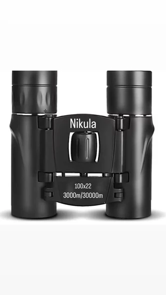 100x22 Cepte Taşımalı Kauçuk Kaplama Profesyonel Mini Dürbün 3000m/30000m - Resim 2