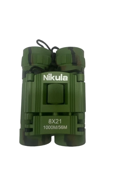 Nikula 8x21 Dürbün Kamuflaj Dürbünü 56m/1000m Kauçuk Kaplama - Resim 4