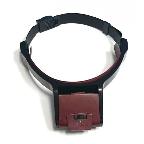 Lens Takmalı 4 Lens Led Lambalı Şapka Tip Büyüteç - 3