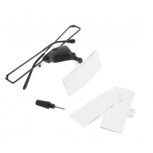 Gözlük Modeli 1.5X 2.5X 3.5X 3 Adet Lensi Gözlük Büyüteç - 4