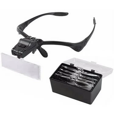 Işıklı Gözlük Büyüteç - 5 Farklı Lens 9892B - 3