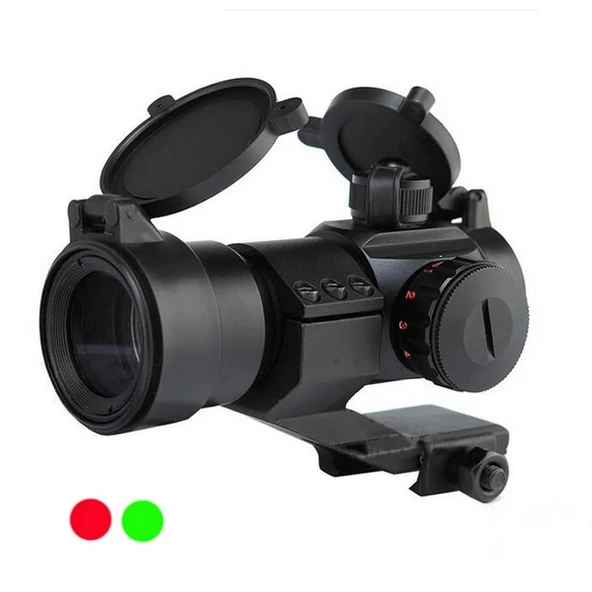 M3 Taktikal Çift Renk Noktalı Nişangah Reddot Siyah - Resim 3