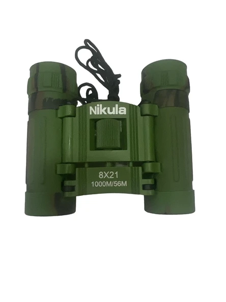 Nikula 8x21 Dürbün Kamuflaj Dürbünü 56m/1000m Kauçuk Kaplama - Resim 2