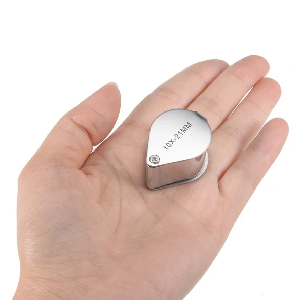 10X21 Full Çelik Kaplı Büyüteç Lüp - 3