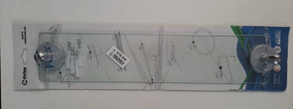 DELUX CAM ETEJER - ETAJER ( 40x8cm ) - VAKUMLU AMBALAJ - BUZLU CAM