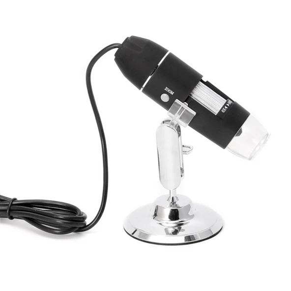Nikula 1600X Usb Dijital Mikroskop Kamera Endoskop 8 Led Büyüteç Metal Standı - 2