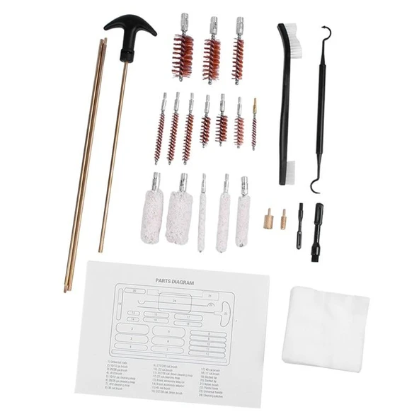 24 Adet Evrensel Temizleme Kiti Temizleme Seti - 3