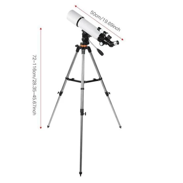 Yüksek Netlik Monoküler Kara ve Uzay Teleskobu CF50080 - 3